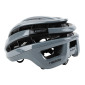 CASQUE VELO ADULTE GIST RAPIDO GRIS BRILLANT TAILLE 52-58 REGLAGE MOLETTE 255GRS 8013271363806