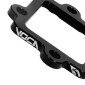 CALE DE CLAPET/ADMISSION 50 A BOITE VOCA POUR MINARELLI 50 AM6/DERBI 50 SENDA EPAISSEUR 5mm ALU CNC NOIR 3700948310199