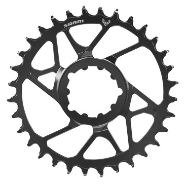 PLATEAU VTT DIRECT MOUNT POUR SRAM EAGLE 70 DM3 34DTS 11/12V. NOIR COMPATIBLE CHAINE T-TYPE (standard DEPORT 3mm) (INCLUS 3 VIS) 710845905230