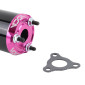 SILENCIEUX 50 A BOITE VOCA BESTIA RD30400 NOIR EMBOUT ANODISE ROSE POUR ROOKIE, CHROMED, SCR, MK, BARIKIT 3700948309384