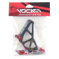 CACHE PIGNON 50 A BOITE VOCA RACING POUR MINARELLI 50 AM6/BETA 50 RR/RIEJU 50 MRT/SHERCO 50 SM-R, SE-R ALU CNC NOIR/ROUGE 3700948309544