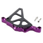 CACHE PIGNON 50 A BOITE VOCA RACING POUR MINARELLI 50 AM6/BETA 50 RR/RIEJU 50 MRT/SHERCO 50 SM-R, SE-R ALU CNC NOIR/VIOLET 3700948309568