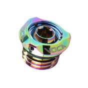 BOUCHON D'HUILE 50 A BOITE VOCA EVO V2 MINARELLI 50 AM6/RIEJU 50 MRT, SMX/YAMAHA 50 TZR, DTR/PEUGEOT 50 XPS, XR6/BETA 50 RR/SHERCO 50 SM-R, SE-R ALU CNC NEO-CHROME 3700948309674