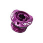 BOUCHON D'HUILE 50 A BOITE VOCA EVO V2 MINARELLI 50 AM6/RIEJU 50 MRT, SMX/YAMAHA 50 TZR, DTR/PEUGEOT 50 XPS, XR6/BETA 50 RR/SHERCO 50 SM-R, SE-R ALU CNC VIOLET 3700948309698