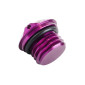 BOUCHON D'HUILE 50 A BOITE VOCA EVO V2 MINARELLI 50 AM6/RIEJU 50 MRT, SMX/YAMAHA 50 TZR, DTR/PEUGEOT 50 XPS, XR6/BETA 50 RR/SHERCO 50 SM-R, SE-R ALU CNC VIOLET 3700948309698