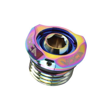 BOUCHON D'HUILE 50 A BOITE VOCA EVO V2 POUR DERBI 50 SENDA, GPR (MOTEUR EURO 2, 3, 4) ALU CNC NEO-CHROME 3700948309728