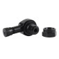 VALVE DE PNEU MOTO TUBELESS COUDEE TV25AL ALU NOIR (DIAM 11,3 mm) (VENDU A L'UNITE) -SELECTION P2R- 3667385000161