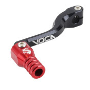 SELECTEUR DE VITESSE VOCA RACING MINARELLI 50 AM6/BETA 50 RR/RIEJU 50 MRT/SHERCO 50 SM-R, SE-R ALU CNC NOIR/ROUGE (PLIABLE) 3700948309469