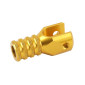 EMBOUT SELECTEUR DE VITESSE VOCA RACING MINARELLI 50 AM6/BETA 50 RR/RIEJU 50 MRT/SHERCO 50 SM-R, SE-R ALU CNC OR 3667385000406