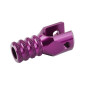 EMBOUT SELECTEUR DE VITESSE VOCA RACING MINARELLI 50 AM6/BETA 50 RR/RIEJU 50 MRT/SHERCO 50 SM-R, SE-R ALU CNC VIOLET 3667385000420