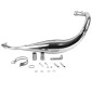 POT/COLLECTEUR 50 A BOITE VOCA CHROMED POUR SHERCO 50 SE-R, SE-RS, SM-R, SM-RS (PASSAGE BAS) (FIXATION INCLUSE, SILENCIEUX RD30400 VENDU SEPAREMENT) 3700948309896