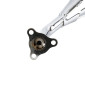 POT/COLLECTEUR 50 A BOITE VOCA CHROMED POUR SHERCO 50 SE-R, SE-RS, SM-R, SM-RS (PASSAGE BAS) (FIXATION INCLUSE, SILENCIEUX RD30400 VENDU SEPAREMENT) 3700948309896
