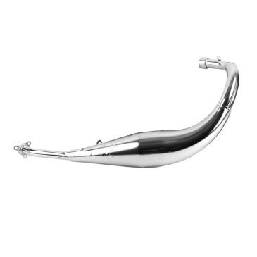 POT/COLLECTEUR 50 A BOITE VOCA CHROMED POUR MINARELLI 50 AM6, BETA 50 RR 1999>2011/RIEJU 50 MRT, SMX/PEUGEOT 50 XPS/YAMAHA 50 DTR (PASSAGE BAS) (FIXATION INCLUSE, SILENCIEUX RD30400 VENDU SEPAREMENT) 3700948309902