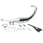 POT/COLLECTEUR 50 A BOITE VOCA CHROMED POUR MINARELLI 50 AM6, BETA 50 RR 1999>2011/RIEJU 50 MRT, SMX, RMX, RR/PEUGEOT 50 XPS, XP6/MBK 50 X-LIMIT/YAMAHA 50 DTR (PASSAGE BAS) 3700948309902