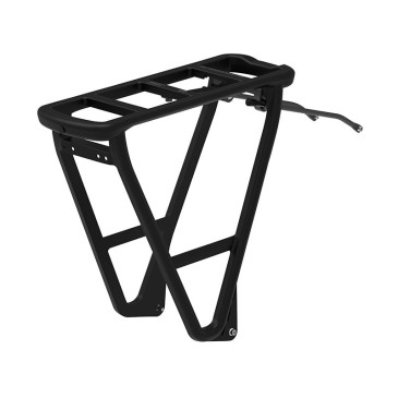 PORTE BAGAGE VELO ARRIERE POLISPORT HRP ALU NOIR 26" A 28" COMPATIBLE SYSTEME STANDARD (poids maxi 27 kgs) (INCLUS QUINCAILLERIE DE FIXATION) 5604415169755