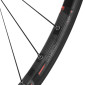 ROUE VTC 700X45 KARGO / VAE / E-BIKE AVANT DISQUE ET V-BRAKE DOUBLE PAROI AVEC OEILLETS MOYEU VELOX DISQUE 6 TROUS NOIR BLOCAGE (RENFORCE) JANTE 25C 32 RAYONS NOIRS 3700948284766