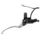 MAITRE CYLINDRE DE FREIN SCOOT ADAPTABLE SYM 50-125 SYMPHONY S 2010>2014, 50 FIDDLE 3, JET 14 / PEUGEOT 50-125 TWEET 2010>2019 NOIR/ARGENT GAUCHE -P2R- 3700948305171
