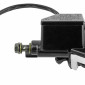 MAITRE CYLINDRE DE FREIN ADAPTABLE SYM 50-125 SYMPHONY S 2010>2014, 200 FIDDLE III 2015>2017 / PEUGEOT 50-125 TWEET 2010>2019 NOIR/ARGENT GAUCHE -P2R- 3700948305171