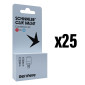 KIT ADAPTATEUR VALVE DE PNEU TUBELESS SCHWALBE CLIK VALVE SV (10x3540 - 10x3542 - 5x3541) (VENDU PAR 25) 4026495952651