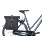 SACOCHE ARRIERE VELO DOUBLE BASIL CITY NOIR 28/32L FIXATION PORTE BAGAGE FIXATION SYSTEME MIK 2.0 (COMPATIBLE AVEC 211726 INCLUS) (33x30x19cm) FERMETURE PLIANT ANTI-PLUIE 8715019183331