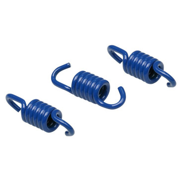 RESSORT EMBRAYAGE SCOOT MALOSSI POUR EMBRAYAGE DELTA/FLY CLUTCH MBK 50 BOOSTER, NITRO/YAMAHA 50 BWS, AEROX/APRILIA 50 SR/MALAGUTI 50 F12 (3 RESSORTS BLEU DIAM 2mm) 3700948137390