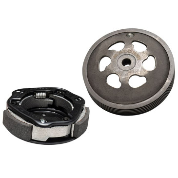 EMBRAYAGE SCOOT MALOSSI DELTA SYSTEM AVEC CLOCHE POUR PIAGGIO 50 ZIP 2T ET 4T, TYPHOON, NRG, FLY 2T ET 4T, VESPA LX 2T ET 4T/GILERA 50 STALKER/PEUGEOT 50 TKR,TREKKER,SPEEDFIGHT (EMBRAYAGE + CLOCHE) 3700948264874