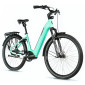 VELO ELECTRIQUE/VAE VTC 29 LEADER FOX TERTIUM 2025 FEMME VERT CLAIR 8V SHIMANO NEXUS MOTEUR CENTRAL BAFANG M420 36V 80Nm BATTERIE 17,5Ah (20'' - H52cm - TAILLE L - POUR ADULTE DE 178cm à 185cm) 8592826102232