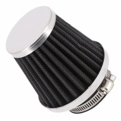 FILTRE A AIR TYPE KN CHROME FIXATION DROITE DIAM 42 mm -P2R- 3700948304860
