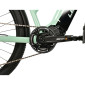 VELO ELECTRIQUE/VAE VTC 28 LEADER FOX BARNET 2025 FEMME VERT D'EAU 9V MOTEUR CENTRAL BAFANG M510 36V 95Nm BATTERIE 20Ah (18'' - H46cm - TAILLE M - POUR ADULTE DE 168cm à 178cm) 8592826103727