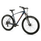 VELO MUSCULAIRE VTT 29 LEADER FOX EVOLUTION 2025 MIXTE BLEU ARDOISE MAT 8V CADRE 18 POUCES (TAILLE ADULTE 170 à 178 cm) 8592826102423