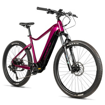 VELO ELECTRIQUE/VAE VTT 27,5 LEADER FOX KENT 2025 VIOLET BRILLANT 9V MOTEUR CENTRAL BAFANG M510 36V 95Nm BATTERIE 20Ah (19,5'' - H50cm - TAILLE L - POUR ADULTE DE 178cm à 185cm) 8592826100894
