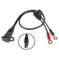 CONNECTEUR OPTIMATE TECMATE O-1 FIXE AVEC CAPUCHON ETANCHE NOUVELLE CONNECTIQUE SAE 5425006142113