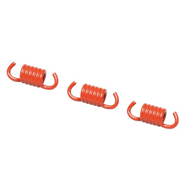 RESSORT EMBRAYAGE SCOOT MALOSSI POUR EMBRAYAGE DELTA/FLY CLUTCH MBK 50 BOOSTER, NITRO/YAMAHA 50 BWS, AEROX/APRILIA 50 SR/MALAGUTI 50 F12 (3 RESSORTS ROUGES DIAM 2,0mm) (29 8743B) 3700948135785