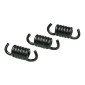 RESSORT EMBRAYAGE SCOOT MALOSSI POUR EMBRAYAGE DELTA/FLY CLUTCH MBK 50 BOOSTER, NITRO/YAMAHA 50 BWS, AEROX/APRILIA 50 SR/MALAGUTI 50 F12 (3 RESSORTS NOIR DIAM 2,2mm) 3700948136744