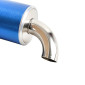 POT SCOOT YASUNI Z VERNI POUR MBK 50 BOOSTER, STUNT/YAMAHA 50 BWS, SLIDER (SILENCIEUX BLEU) -TUB306B- 8404016097276