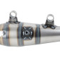 POT SCOOT YASUNI Z VERNI POUR PIAGGIO 50 ZIP 2T, TYPHOON, NRG/GILERA 50 STALKER, RUNNER, DNA (SILENCIEUX BLEU AZUR) -TUB418A- 8404016097290