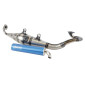 POT SCOOT YASUNI Z VERNI POUR MBK 50 NITRO, OVETTO/YAMAHA 50 AEROX, NEOS/MALAGUTI 50 F12/APRILIA 50 SR (SILENCIEUX BLEU AZUR) -TUB901A- 8404016097337
