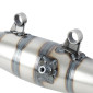 POT SCOOT YASUNI R VERNI POUR PIAGGIO 50 ZIP 2T, TYPHOON, NRG/GILERA 50 STALKER, RUNNER, DNA (SILENCIEUX BLEU AZUR) -TUB420A- 8404014097766