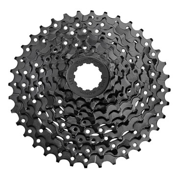 CASSETTE 9V. SUNRACE U-SERIE CSU98 11-36 VTT NOIR (LIVRE EN BOITE) (11-13-15-18-21-24-28-32-36) - COMPATIBLE SHIMANO CUES, LINKGLIDE 4711264331699