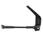 BEQUILLE VELO LATERALE HEBIE 26-29" REGLABLE ALU NOIR (LONGUEUR GARDE AU SOL 57cm) 4021834067416