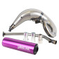 POT 50 A BOITE YASUNI CROSS ML VERNI POUR DERBI 50 DRD, X-RACE, X-TREME R/GILERA 50 RCR, SMT/APRILIA 50 RX, SX (PASSAGE HAUT A GAUCHE) (SILENCIEUX VIOLET) -TUB807TF-94- 8404008097932