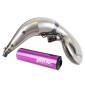POT 50 A BOITE YASUNI CROSS ML VERNI POUR DERBI 50 DRD, X-RACE, X-TREME R/GILERA 50 RCR, SMT/APRILIA 50 RX, SX (PASSAGE HAUT A GAUCHE) (SILENCIEUX VIOLET) -TUB807TF-94- 8404008097932