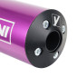 POT 50 A BOITE YASUNI CROSS ML VERNI POUR DERBI 50 DRD, X-RACE, X-TREME R/GILERA 50 RCR, SMT/APRILIA 50 RX, SX (PASSAGE HAUT A GAUCHE) (SILENCIEUX VIOLET) -TUB807TF-94- 8404008097932