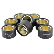 GALET/ROULEAU MAXISCOOTER MAGNETI MARELLI 25x15 17,0g (x8) POUR YAMAHA 500, 530, 560 TMAX, 400 MAJESTY/KYMCO 550 AK/PEUGEOT 400 METROPOLIS 8050947965797