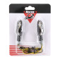 TURN SIGNAL FOR MOTORBIKE- SEQUENTIAL - LEDS - AVOC SAKADO ABS BODY - TRANSPARENT/BLACK (EEC APPROVED) (PAIRE) 3700948109519