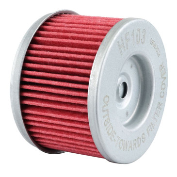 FILTRE A HUILE MOTO ADAPTABLE HONDA 300 CB R 2018>, 300 CRF L 2021>2023 (50x38mm) - HIFLOFILTRO HF103- 824225111781