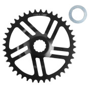 PLATEAU VAE/E-BIKE DIRECT MOUNT POUR BOSCH ESJOT 38DTS MONO NOIR ACIER (3ème GENERATION) AVEC RONDELLE DE DEPORT 4251516559278