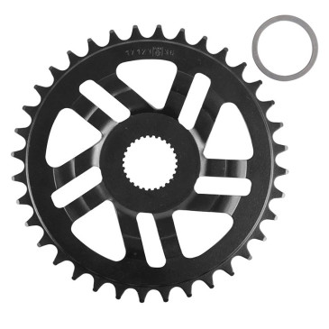 PLATEAU VAE/E-BIKE DIRECT MOUNT POUR BOSCH ESJOT 36DTS MONO NOIR ACIER (2.38 - 1/2x3/32" - 5.65 – 1/2x11/128") 4ème GENERATION) 4251516566634