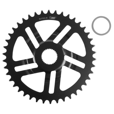 PLATEAU VAE/E-BIKE DIRECT MOUNT POUR BOSCH ESJOT 42D TS MONO NOIR ACIER (4ème GENERATION) 4251516565576