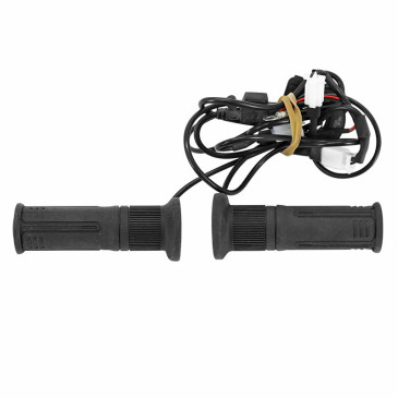 POIGNEE CHAUFFANTE KOSO HG 13 (LONG 120 mm) AVEC INTERRUPTEUR AU POUCE (DIAM 22, 25 mm)